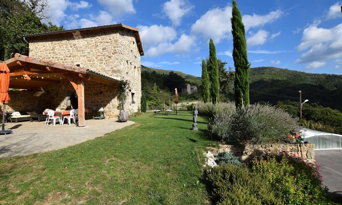 Burzet House | Stunning, detached holiday home with heatable pool