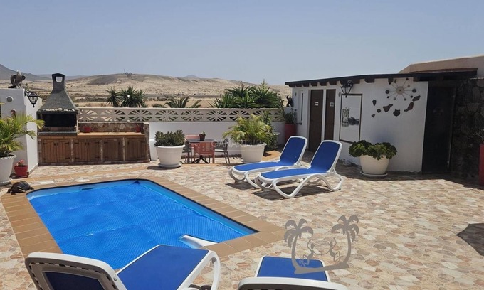 Lajares Apartment | Stunning New Villa with Private Pool and Terrace in Charming Lajares