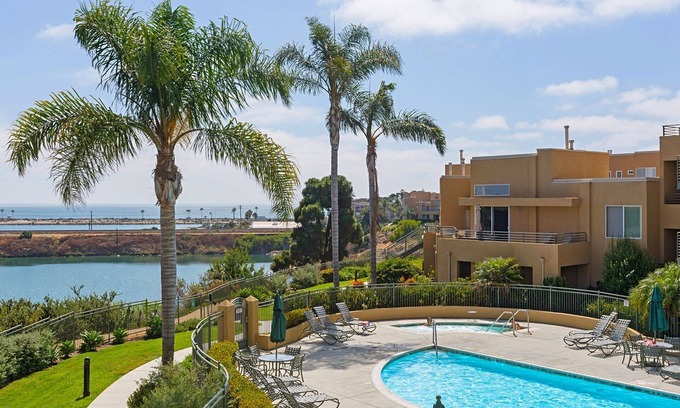 Carlsbad Condo | Stunning Ocean & Lagoon Views, Walk to Beach, Village & Dining