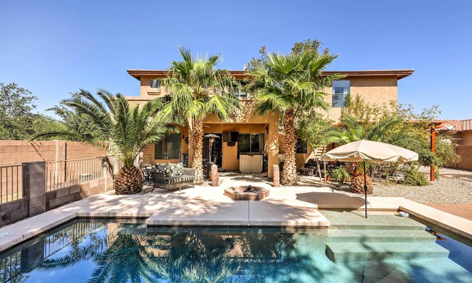 Chandler House | Stunning Pool & Patio: Spacious Chandler Oasis!