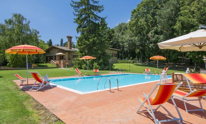 Gambassi Terme Villa | Stunning private villa with private pool, WIFI, TV, balcony and pets allowed, close to San Gimig.