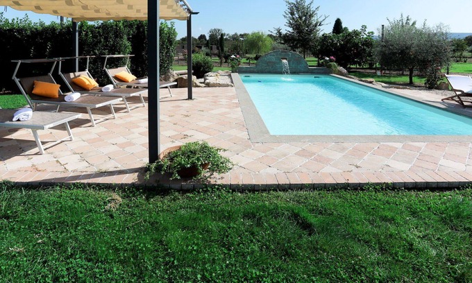Sutri Villa | Stunning private villa for 5 people with A/C, WIFI, private pool, TV, terrace and panoramic view