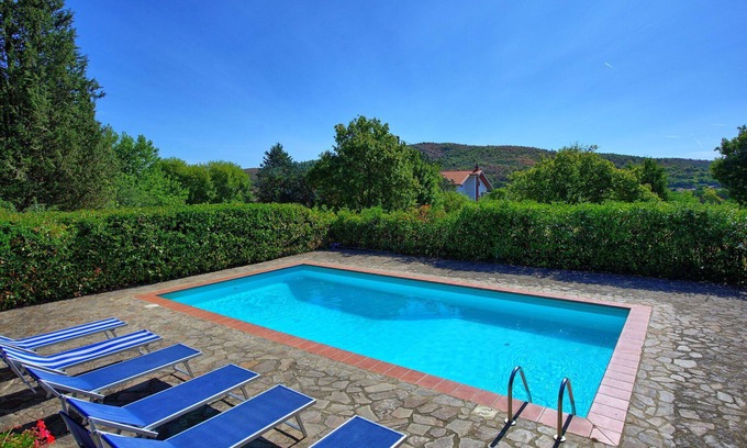 Bucine Villa | Stunning private villa with private pool, WIFI, TV, balcony, panoramic view and parking