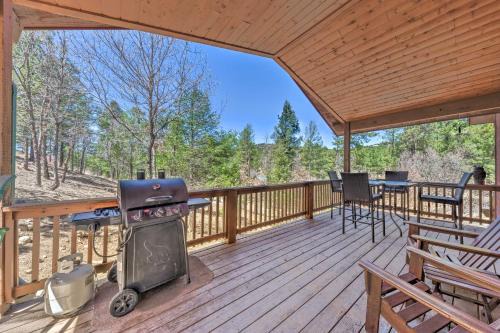 Ruidoso House | Stunning Ruidoso Cabin with Private Hot Tub!