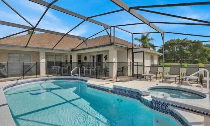 Tuscan Ridge House | Stunning South Facing Pool & Spa home near Disney