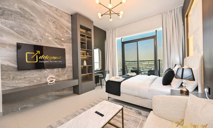 Jebel Ali Apartment | Stunning Studio at Prime Residences 3 by Deleguest
