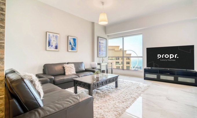 Dubai Marina Apartment | Stunning Views | 300m from JBR Beach |Spacious 2BR