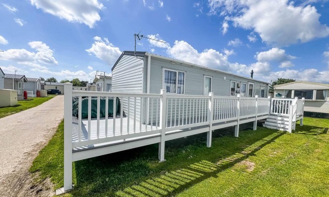 Hopton House | Stunning10 berth caravan with decking at Broadland Sands in Suffolk ref 20082BS