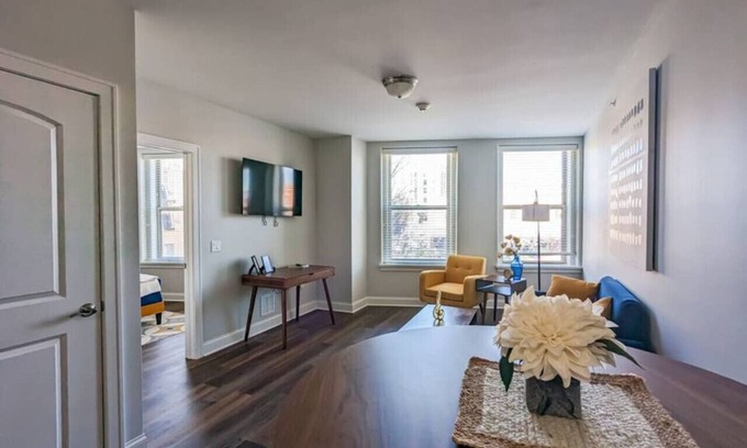 Champaign Apartment | Stylish 1 BR/1BA at The Inman - 206