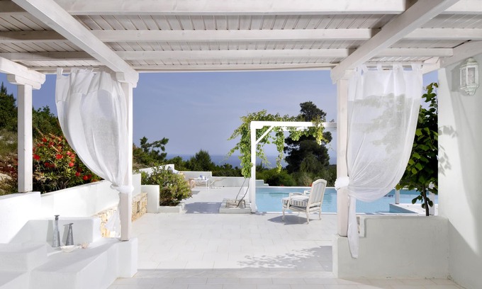 Votsi Villa | Stylish and Luxurious Anemolia Villa with private pool and stunning sea view!