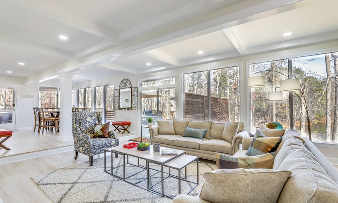 Marietta House | Stylish Marietta Home w/Deck - Near Truist Park!