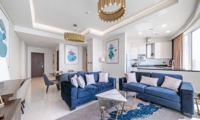 Al Sufouh 2 Apartment | Stylish , Ocean and Palm View 2BR , Infinity Pool