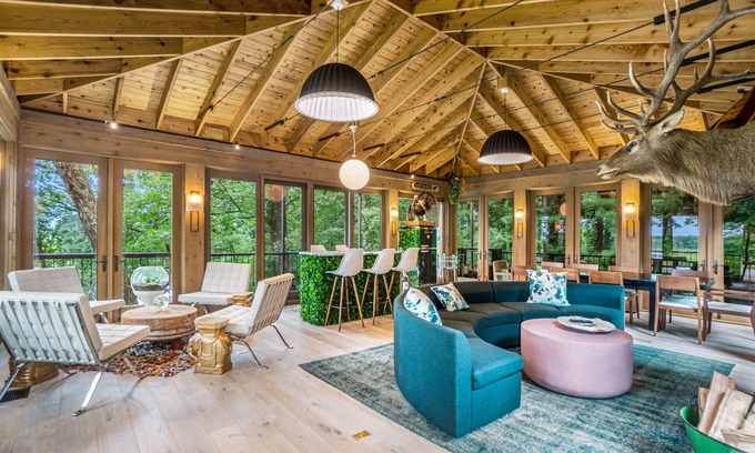 Saugatuck House | Stylish riverfront retreat w/hot tub, screened boathouse, fishing dock & kayaks