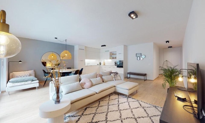 Leukerbad Apartment | Sublime modern family apartment of 2 bedrooms