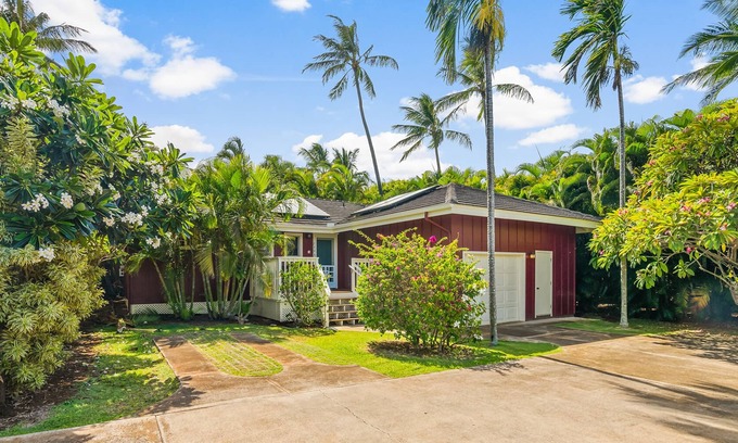 Poipu House | Sugar Mill Cottage at Poipu Kai By Parrish Kauai - short walk to beach & quiet l