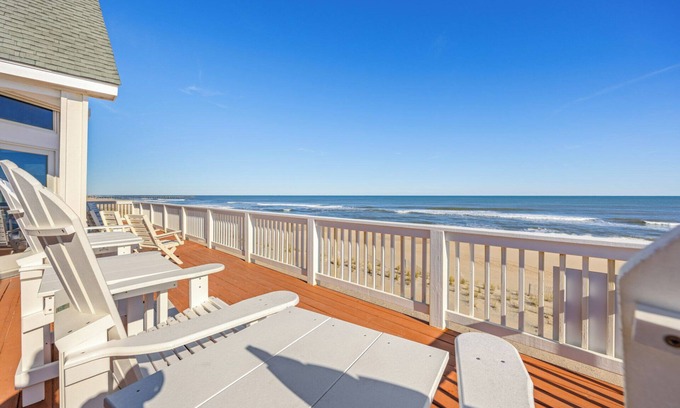 Avon House | SUMMER SAVINGS - Premier Oceanfront w/Pool, Hot Tub, Elevator, Sauna, Game Room
