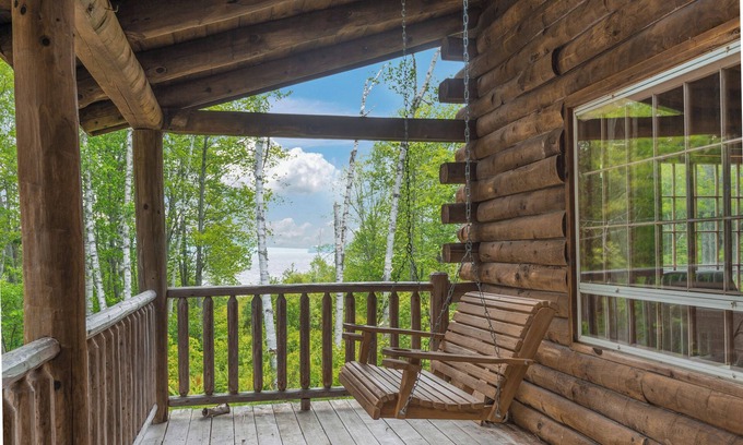 Rangeley House | Summers - Large classic cottage with sandy beach on Mooselookmeguntic Lake