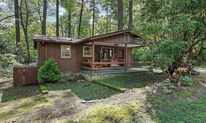 Maggie Valley Cabin | Sunflower Shack: 1 BR, 1 BA in Maggie Valley, Sleeps 2