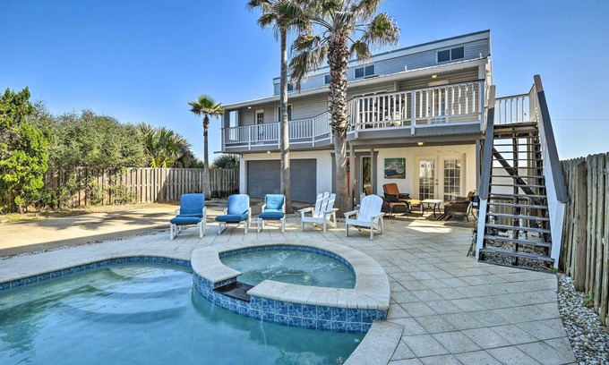 Flagler Beach House | Sunny Florida Home w/Decks & View, Steps to Beach