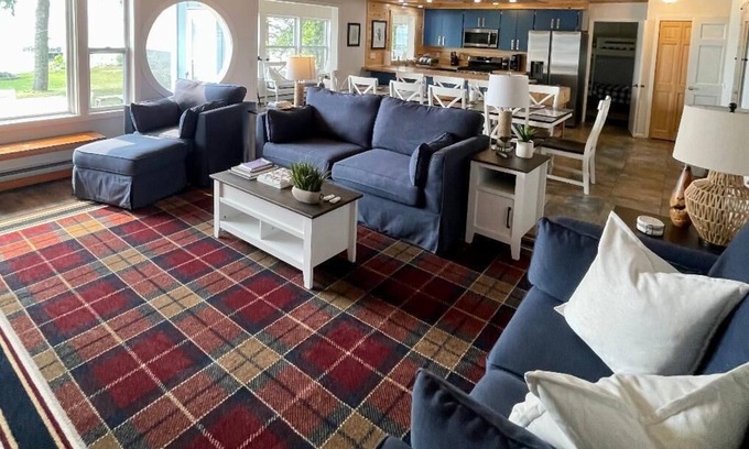 Cheboygan County House | Sunset Shores Lakefront Burt Lake Home~ 4 Bedroom 2 Bath~ Sleeps 15