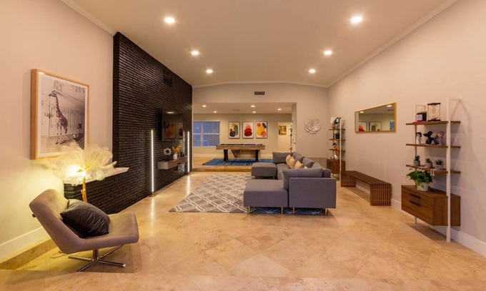 North Miami Beach Villa | Super Fun Villa w/Xbox & Game Room, Heated Pool, Fire Pit!