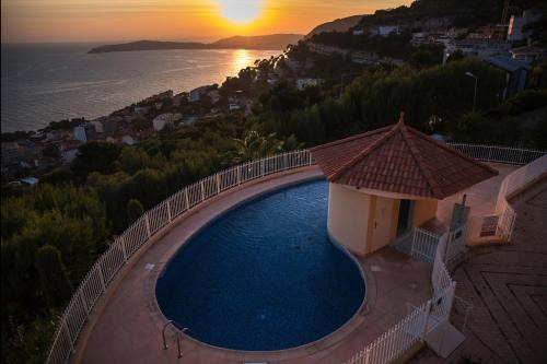 Cap d'Ail Apartment | Superb Studio with incredible view and pool