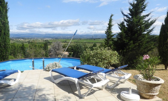 Escales House | Superb view of the Minervois valley
