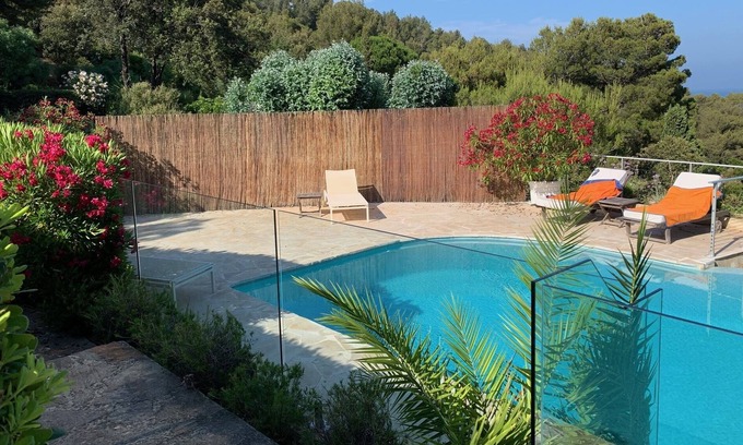 Cap Benat Villa | Superb villa sea view Gaou Benat area