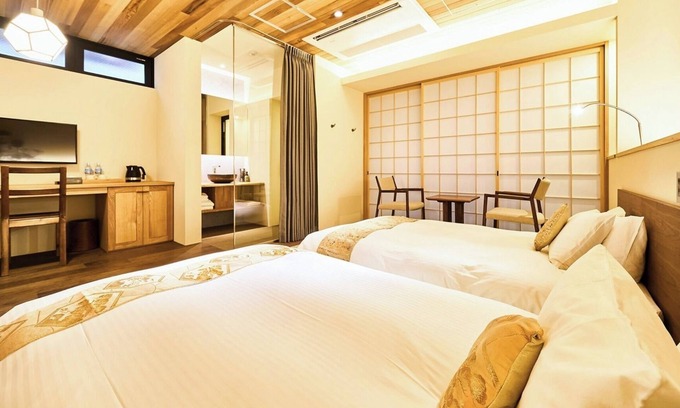 Shimogyo Hotel | Superior Twin Room with Garden Room Only Relaxin/Kyoto Kyōto