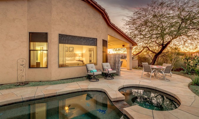 Gold Canyon House | Superstition Views w/ Casita, Heated Pool & Spa!