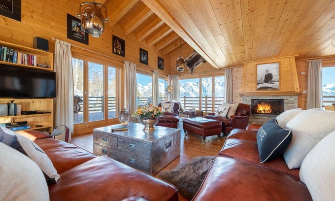 Mayens-de-Riddes Ski Chalet | Swiss Mountain Chalet Skyfall