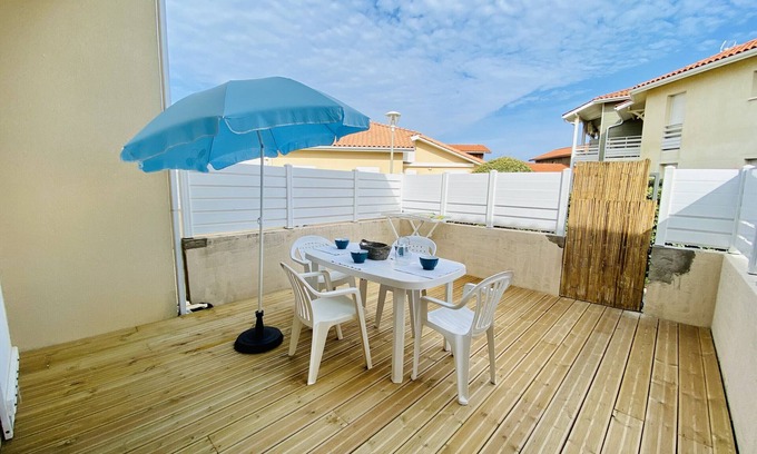 Biscarrosse Plage House | Sympathique pavillon dans résidence avec piscine (025)