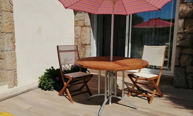 Monacia-d'Aullene House | T2 30M2 for 2 persons in villa with entrance