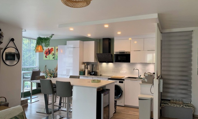 Annecy Apartment | T2 - 55m2 - 2mm from the station, 5mm from the lake, Hyper center - ideal for large WE