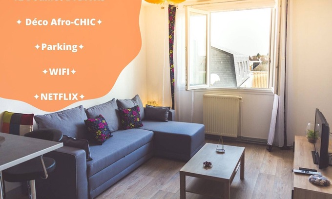 Maillets - Bellevue Apartment | T2 DOUILLET BY DIVAS - BRIGHT - PARKING - WIFI