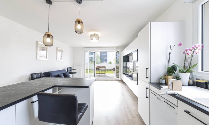 Les Hauts de Saint-Aubin Apartment | T2 terrasse -Terra botanica et Aquavita