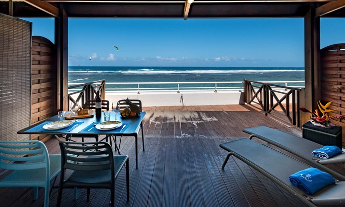 Saint-Pierre Apartment | T2B "Parenthèse Australe" 50m2 ground floor apartment by the lagoon