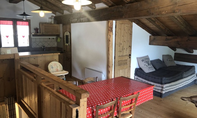 Sainte-Foy-Tarentaise House | T3 Haut de Chalet Sainte Foy Tarentaise Chalet Lu Pics à Bouic