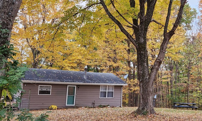 McArthur House | Take it easy at this unique and tranquil getaway in the zaleski state forest.