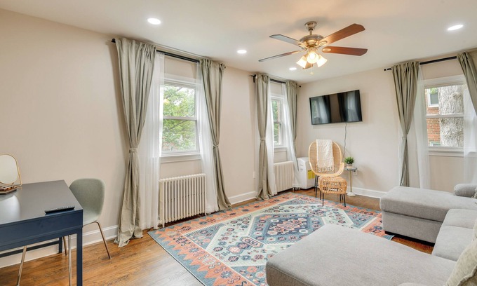 Silver Spring Apartment | Takoma Park Apartment: Trail Access, 8 Mi to DC!