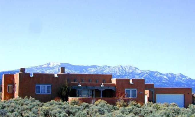 Taos House | Taos House - 360 degree mountain/town views - patio - private - hot tub