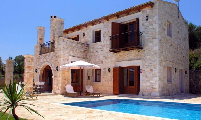 Agia Triada Villa | Teacher’s Cottage with Pool & Sea View