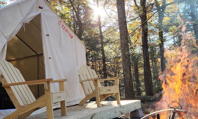 Sparrow Bush RV Rental | Tentrr Signature Site - Shady Pines Campsite