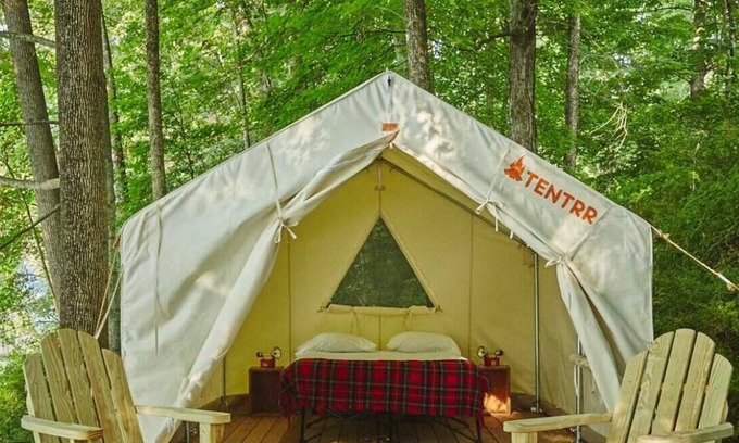 Gans RV Rental | Tentrr State Park Site - WV Coopers Rock State Park - Site J - Single Camp