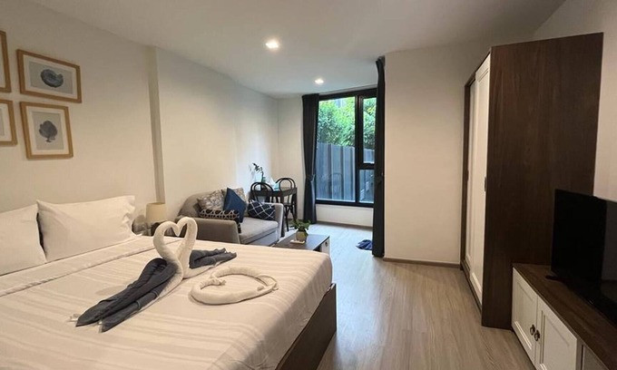 Phuket Apartment | The Base - New Studio Great location, shared Pool