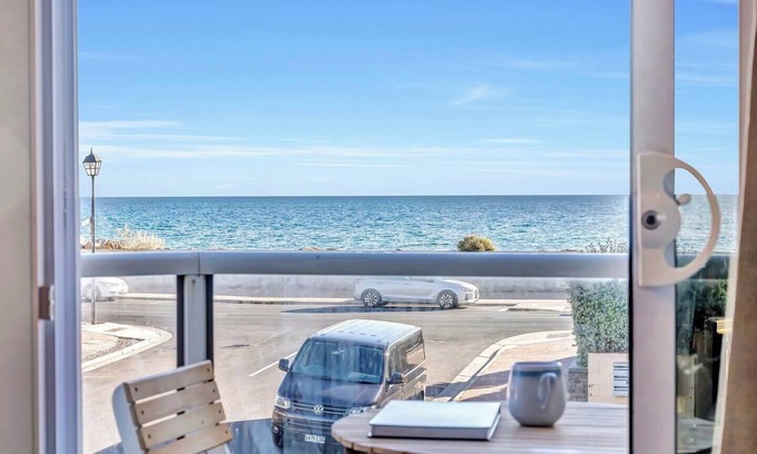Glenelg South Apartment | The Beach Pad Breezy Bohemian Oceanfront Oasis