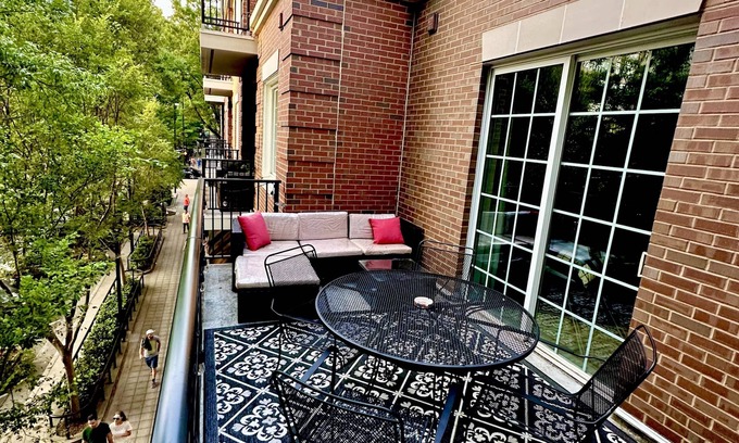 Greenville Downtown Condo | “The Beehive” - Private Balcony Overlooking Main Street in Downtown Greenville