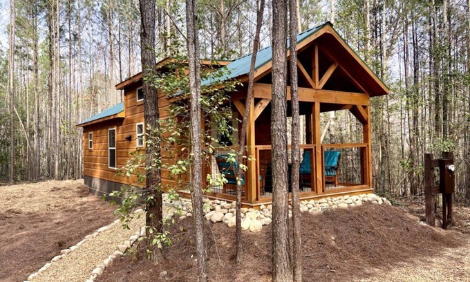 Mentone Cabin | "The Birch Perch" at Mentone Mountain Tiny Home