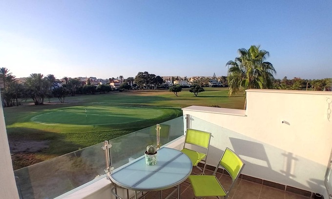 Roquetas de Mar Apartment | The Blue Pearl, panoramic terrace sunny all year round