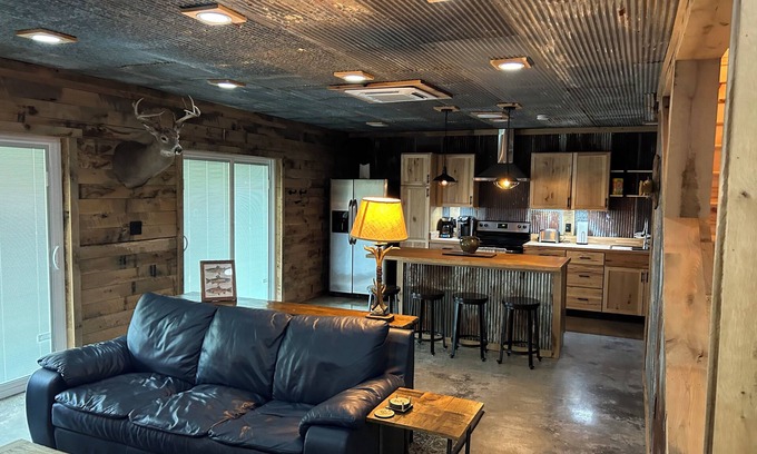 Bakerton Cabin | The Boat Haus Guesthouse, a rustic barndominium on the Cumberland River